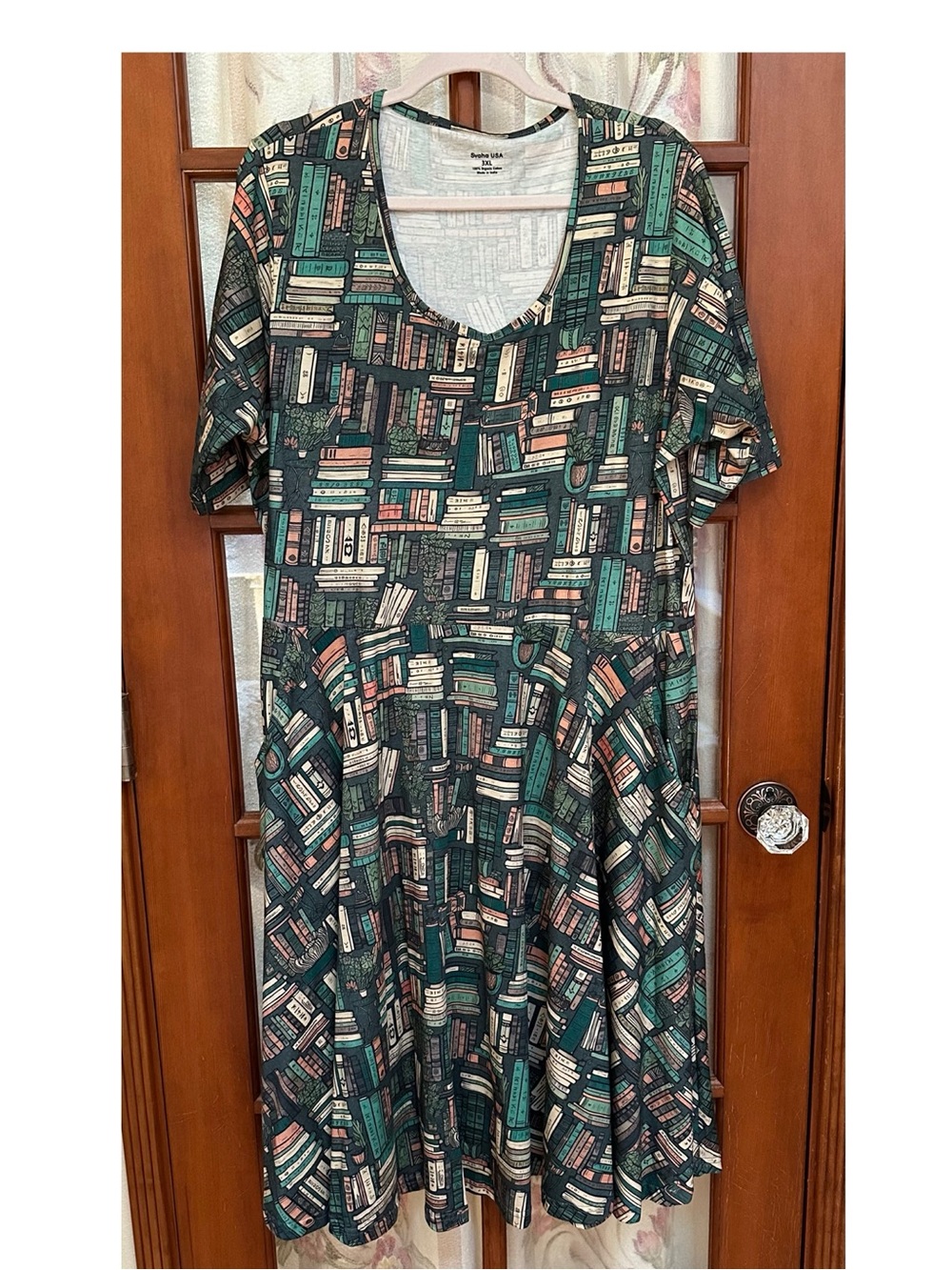 Botanical Books Twirl dress with pockets